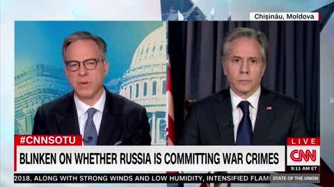 Blinken Says U.S. Is Documenting 'Credible Reports' Of War Crimes Against Putin