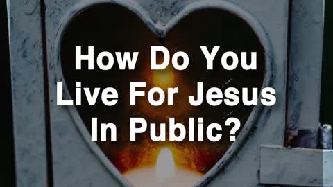 Jesus Died For You In Public