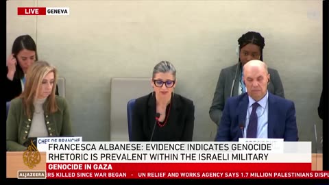 UN Special Rapporteur, Francesca Albanese, Reporting On Gaza - March 27th 2024