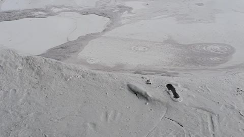 mud volcanoes