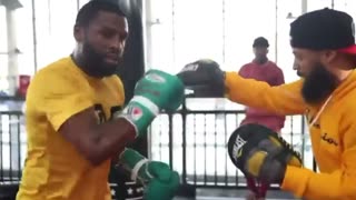 Floyd Mayweather Still Looking Sharp On The Pads