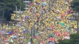 🚨A huge anti-gov't protest in Brazil went viral on 𝕏. Now they want to cancel 𝕏.