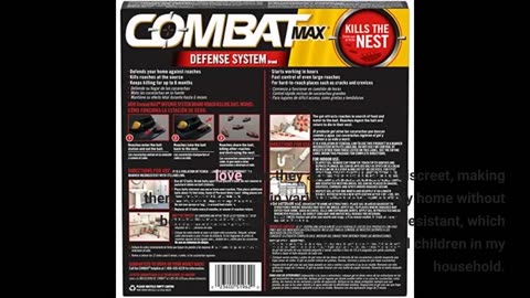 Customer Comments: Combat Max 12 Month Roach Killing Bait, Small Roach Bait Station, Child-Resi...