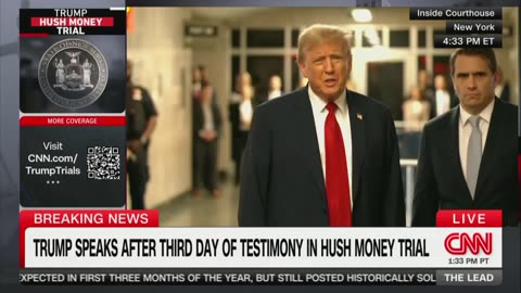 CNN's Jake Tapper Pointedly Calls Trump 'The Defendant' While Covering Courthouse Speech