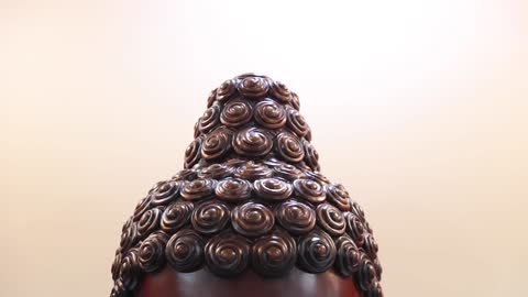 Superfine Large Wooden Buddha Head -Tibetan Buddhist