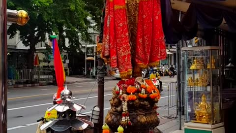 GANESHA SHRINE IN BANGKOK, THAILAND