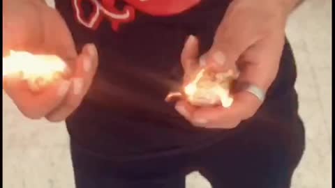 Playing with fire ball