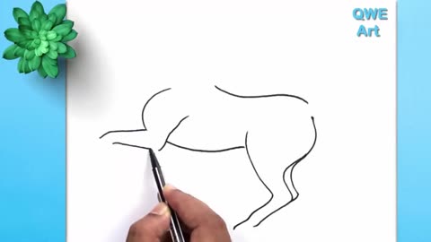 Outline The Shape Of The Horse's Lifting Front Hoof