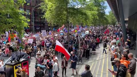 Melbourne kicks off what is to be a worldwide stand against covid tyranny.