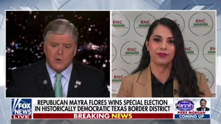 Mayra Flores: "I feel like the Democrat Party has walked away from the Hispanic community."