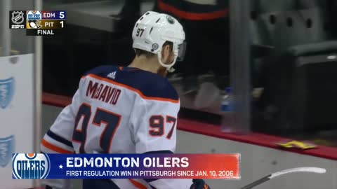 Oilers - Penguins 426 NHL Highlights 2022