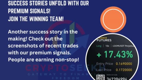 Success Stories Unfold with Our Premium Signals! Join the Winning Team!