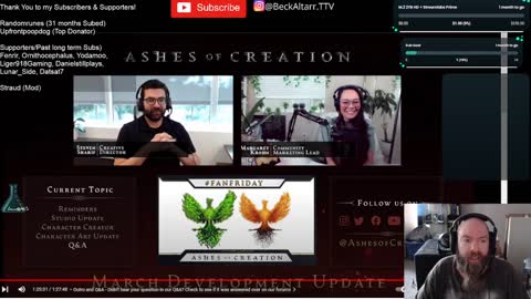 Ashes of Creation Live Reaction to March 2022 Dev update.