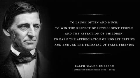 The True Meaning of Success by Ralph Waldo Emerson