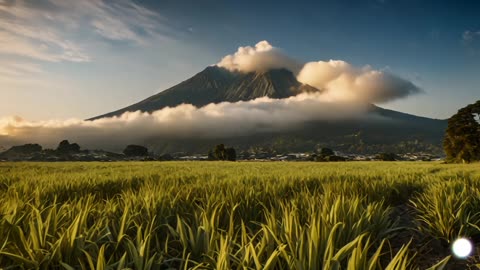 Sinabung Mountain, Indonesia