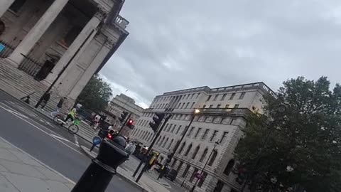 Trafalgar Square with the Light, leaflets, it is beginning to feel a little like genocide...