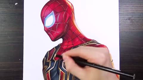 Markers and Colored Pencils Chapter 8: Hand Drawn Steel Spider Set.