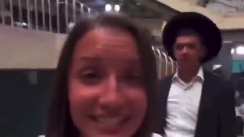 Christian Woman being Harassed by Unbelieving Religious Jews