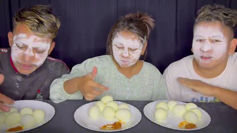 30 boiled eggs challenge 😱🥵