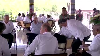 Biden Nearly Faceplants Climbing a Small Set of Stairs