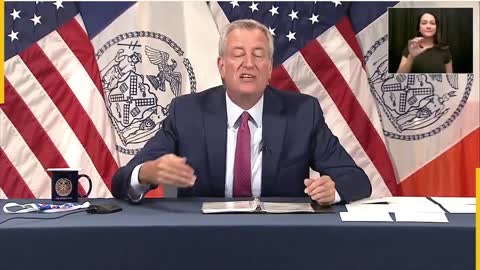 Mayor Bill de Blasio announced vaccine passports requirement