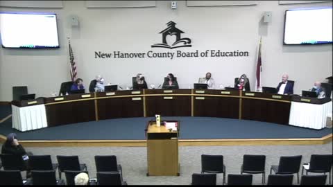 NHCS Board of Education Regular Board Meeting January 4 2022