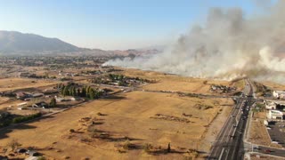 Local Field Fire on Tehachapi Ca