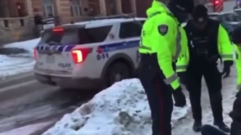 Ottawa man steals a Canada flag from a 13-year-old girl