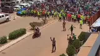 Captain Ibrahim Traoré, the President of Burkina Faso, received a triumphant welcome upon