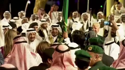Flashback: Trump Received Sword Dance in Saudi, Biden Greeted Without Fanfare
