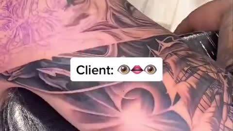 Does this tattoo have what it takes to blow up on TikTok_ 😅 #artist #tattoo