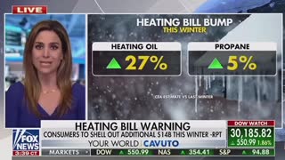 Fox News: Home heating bills projected to increase by 28% or $14.1B for Americans this Winter.