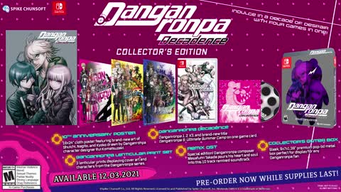 Danganronpa Decadence - Official Pre-order Trailer