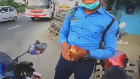 Happy Dashain sir / Dashain celebrate with traffic police