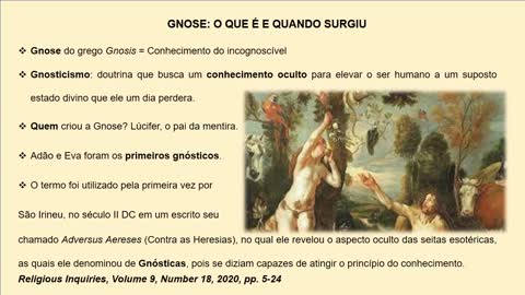 Doutrinas Demoníacas - Parte 1 Gnose