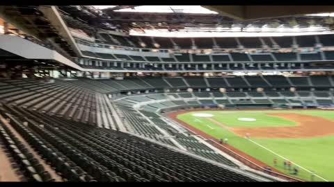 Quick Tour of the Home of the Texas Rangers Baseball Team