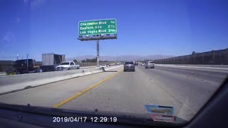 Loose Ladder Launches into Car Windshield