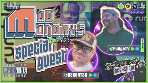 🔵 Mod Mondays Ep 19 🔵 | R3KONT3K & the Creator's Corner | Elden Ring Preshow