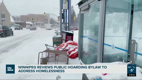 Winnipeg reviews public hoarding bylaw to address homelessness- NEWS OF WORLD