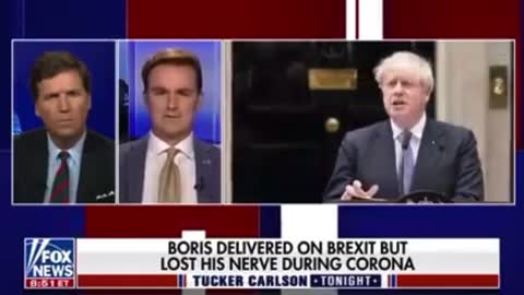 Tucker Carlson: why did Boris Johnson leave office ?