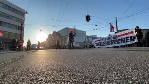 Warnstreik/Protest in Linz 19.01.2022