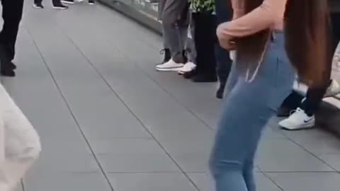 Amazing dance by Turkish boy and girl