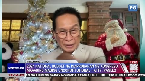 2024 national budget na inaprubahan ng Kongreso, maaaring maging unconstitutional