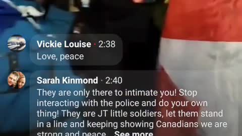 NAZI CANADIAN POLICE STILL MOVING IN ON FREEDOM CONVOY IN OTTAWA FEB. 18, 2022 #TrudeauForTreason