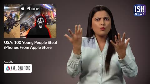 USA: 100 Young People Steal iPhones From Apple Store
