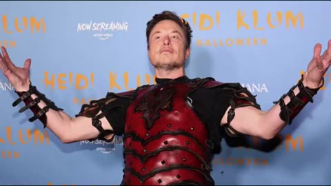 Elon Musk Dressed as Baphomet for Halloween - Who's Side is Elon on?
