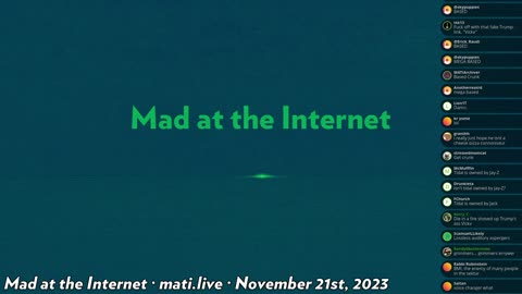 Mad at the Internet (November 21st, 2023)