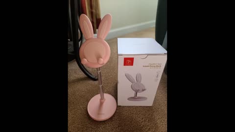 Review: NocksyDecal Cute Bunny Phone Stand, Cell for Desk Compatible with All Mobile Phone, Tab...