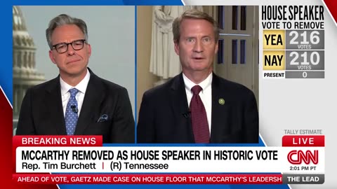 US Rep Tim Burchett (R-TN) explains why he voted to remove Kevin McCarthy as Speaker (10.3.2023)