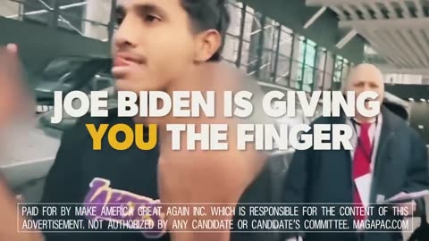 MAGA Ad | 1% Joe Is Giving You The Middle Finger